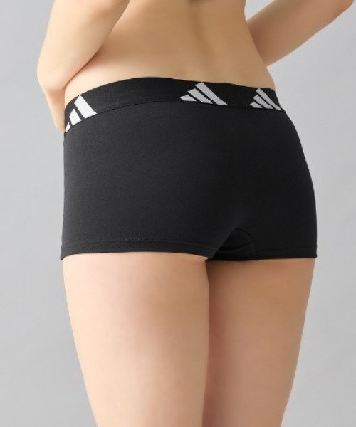 adidas（アディダス）の「adidas/アディダス ハーフショーツ 吸汗速乾（ショーツ・レディース・ブラック/杢グレー/ベージュ系その他・SMALL/MEDIUM/LARGE）」の12枚目の写真