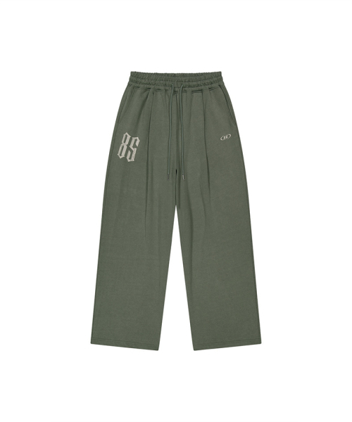 BORN TO WIN（ボーントゥウィン）の「85 PIGMENT ONE TUCK SEMI WIDE FIT PANTS [KHAKI]（スウェットパンツ・メンズ・その他・1/2/3）」の2枚目の写真