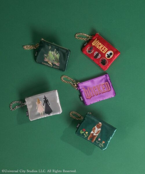 Green Parks(グリーンパークス)の「WICKED アートポーチチャーム(ポーチ・レディース・ダークグリーン/パープル/シルバー/グリーン/レッド・FREE)」の6枚目の写真