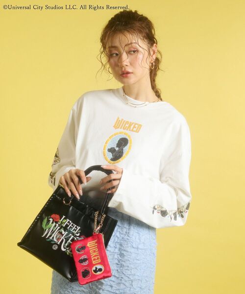 Green Parks(グリーンパークス)の「WICKED アートポーチチャーム(ポーチ・レディース・ダークグリーン/パープル/シルバー/グリーン/レッド・FREE)」の7枚目の写真