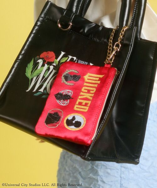 Green Parks(グリーンパークス)の「WICKED アートポーチチャーム(ポーチ・レディース・ダークグリーン/パープル/シルバー/グリーン/レッド・FREE)」の9枚目の写真