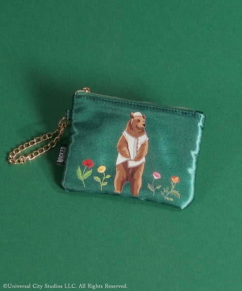 Green Parks(グリーンパークス)の「WICKED アートポーチチャーム(ポーチ・レディース・ダークグリーン/パープル/シルバー/グリーン/レッド・FREE)」の3枚目の写真