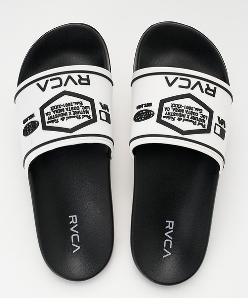 RVCA(ルーカ)の「RVCA メンズ HEX LOGO SANDAL ファッションサンダル 【2026年春夏モデル】(サンダル・メンズ・ホワイト/オレンジ/ブラック・8/9/10)」の2枚目の写真