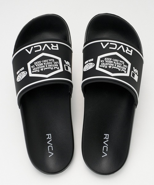 RVCA(ルーカ)の「RVCA メンズ HEX LOGO SANDAL ファッションサンダル 【2026年春夏モデル】(サンダル・メンズ・ホワイト/オレンジ/ブラック・8/9/10)」の1枚目の写真