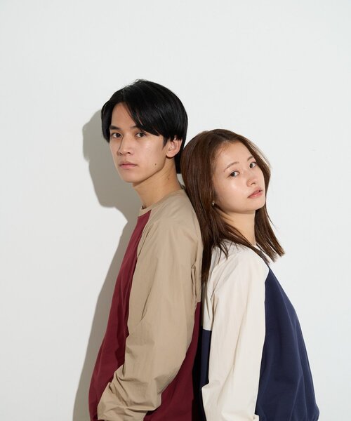 B-DAY STORE(ビーデイストア)の「【B-DAY STORE】ラグラン切替えカットソー(Tシャツ/カットソー・レディース・グレー/レッド/ホワイト・0)」の20枚目の写真