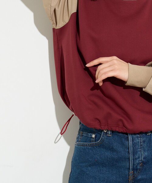 BIRTHDAY BAR（バースデイバー）の「【B-DAY STORE】ラグラン 切り替えカットソー　レディス（Tシャツ/カットソー・レディース・グレー/レッド/ホワイト・0）」の17枚目の写真