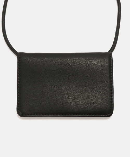 SLOBE IENA（スローブイエナ）の「SLOBE カードケース付きロープベルト（ベルト・レディース・ストーン/ブラック・FREE）」の5枚目の写真