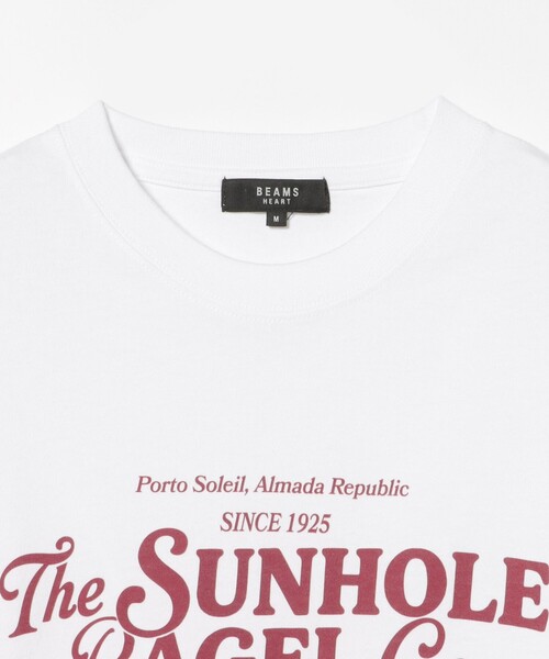 BEAMS HEART(ビームスハート)の「ベーグルTシャツ(Tシャツ/カットソー・メンズ・ホワイト/ホワイト系その他2・SMALL/MEDIUM/LARGE)」の10枚目の写真