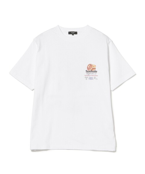 BEAMS HEART(ビームスハート)の「ベーグルTシャツ(Tシャツ/カットソー・メンズ・ホワイト/ホワイト系その他2・SMALL/MEDIUM/LARGE)」の16枚目の写真
