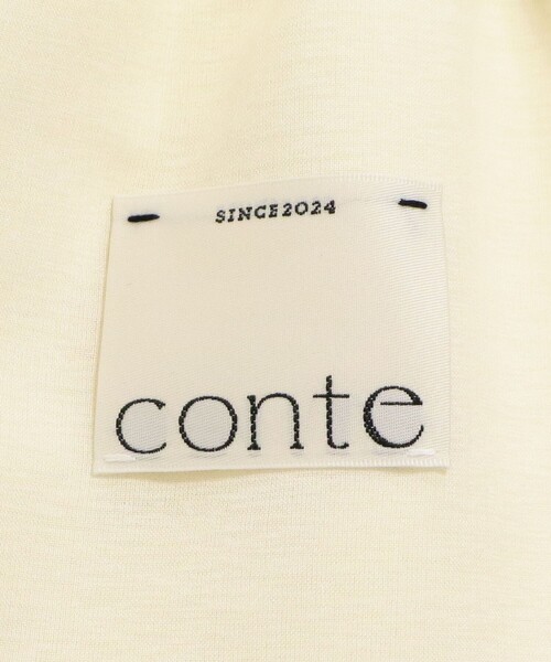conte(コンテ)の「<conte>レーヨン イージー テーパードパンツ(その他パンツ・レディース・ブラック/ホワイト・36/38)」の21枚目の写真