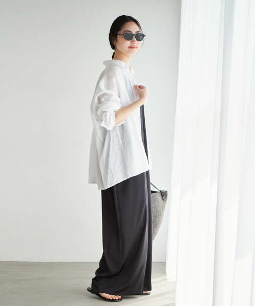 plage(プラージュ)の「dull satin パンツドレス(つなぎ/オールインワン・レディース・チョコ/ネイビー・38/36)」の16枚目の写真