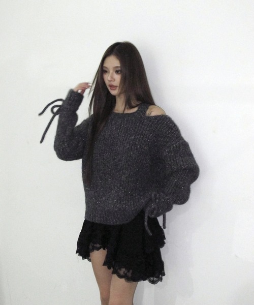 andwang(アンドワン)の「Layer Frill Lace Mini Skirt(スカート・レディース・ホワイト/ブラック・SMALL/MEDIUM)」の21枚目の写真