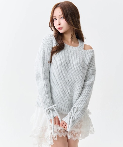andwang(アンドワン)の「Layer Frill Lace Mini Skirt(スカート・レディース・ホワイト/ブラック・SMALL/MEDIUM)」の13枚目の写真
