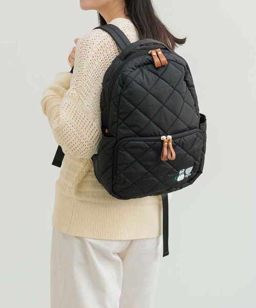 BACKYARD FAMILY(バックヤードファミリー)の「fika lycka キルティングリュック(バックパック/リュック・レディース・カーキ/ブラック/グレー・FREE)」の7枚目の写真