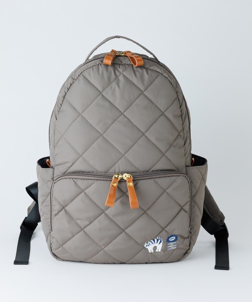 BACKYARD FAMILY(バックヤードファミリー)の「fika lycka キルティングリュック(バックパック/リュック・レディース・カーキ/ブラック/グレー・FREE)」の8枚目の写真