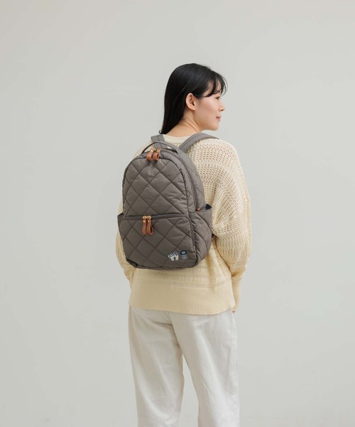 BACKYARD FAMILY(バックヤードファミリー)の「fika lycka キルティングリュック(バックパック/リュック・レディース・カーキ/ブラック/グレー・FREE)」の9枚目の写真