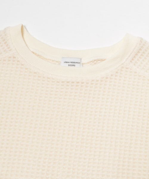 URBAN RESEARCH DOORS（アーバンリサーチドアーズ）の「シアーワッフルプルオーバー（Tシャツ/カットソー・レディース・ネイビー/オフホワイト・FREE）」の18枚目の写真