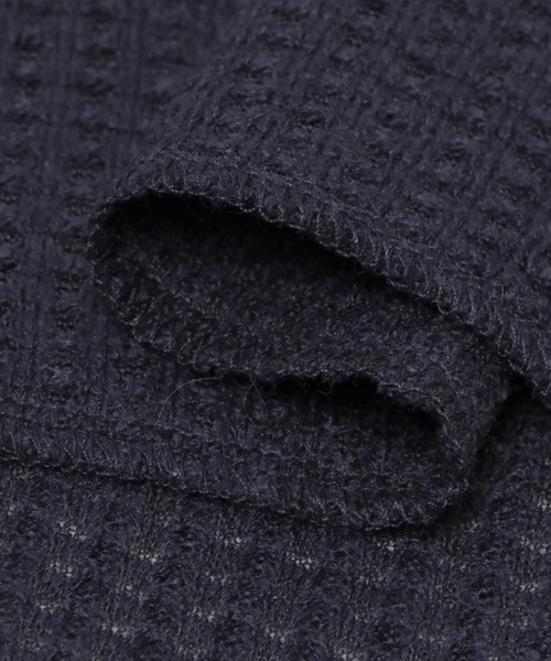 URBAN RESEARCH DOORS（アーバンリサーチドアーズ）の「シアーワッフルプルオーバー（Tシャツ/カットソー・レディース・ネイビー/オフホワイト・FREE）」の5枚目の写真