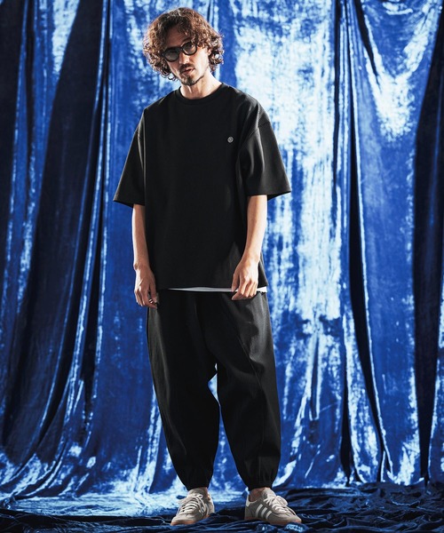 ANGENEHM（アンゲネーム）の「mt10441- Tricot Waffle Jersey T-shirt ワッフルTシャツ(AG06-014scg)（Tシャツ/カットソー・メンズ・イエロー系その他/ブラック/オフホワイト/チャコール・L/M/S）」の18枚目の写真