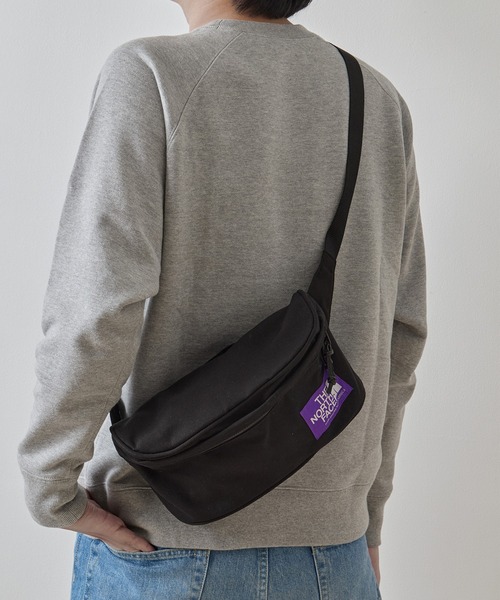 THE NORTH FACE PURPLE LABEL（ザ ノースフェイス パープルレーベル）の「【THE NORTH FACE Purple Label/ザ・ノースフェイスパープルレーベル】Field Funny Pack（ショルダーバッグ・メンズ・ブラック/グレー・FREE）」の6枚目の写真