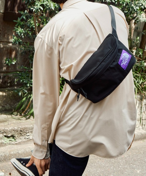 THE NORTH FACE PURPLE LABEL（ザ ノースフェイス パープルレーベル）の「【THE NORTH FACE Purple Label/ザ・ノースフェイスパープルレーベル】Field Funny Pack（ショルダーバッグ・メンズ・ブラック/グレー・FREE）」の14枚目の写真