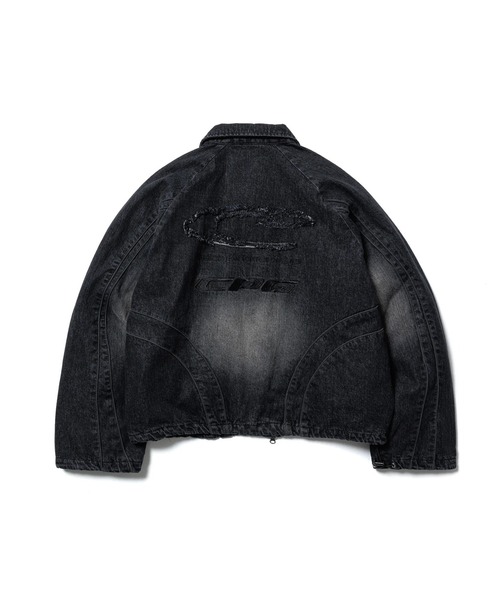 CPG(シーピージー)の「【CPG】CPG ZIP DENIM JACKET(ブルゾン・メンズ・ブルー/ブラック・M/L)」の3枚目の写真