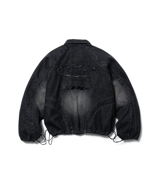 CPG(シーピージー)の「【CPG】CPG ZIP DENIM JACKET(ブルゾン・メンズ・ブルー/ブラック・M/L)」の5枚目の写真