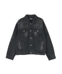 SUPPLIER（サプライヤー）の「SUPPLIER/サプライヤー/Multiple Cross Leather Patch Denim Jacket（デニムジャケット）」