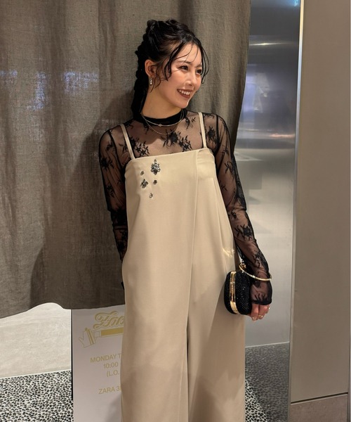 LE'RURE(リルアー)の「Ring handle kirakira bag(ハンドバッグ・レディース・ブラック/シルバー・FREE)」の8枚目の写真