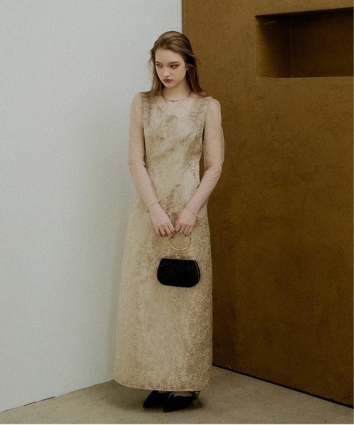 LE'RURE(リルアー)の「Ring handle kirakira bag(ハンドバッグ・レディース・ブラック/シルバー・FREE)」の5枚目の写真