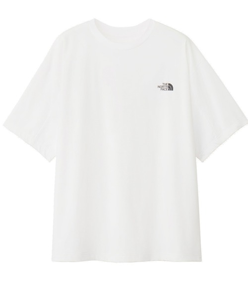 THE NORTH FACE(ザノースフェイス)の「ザ ノース フェイス THE NORTH FACE S/S ES Logo Wide Tee ショートスリーブ ES ロゴワイドティー(Tシャツ/カットソー・メンズ・ブラック/グレー/ホワイト・S/M/L/LL)」の1枚目の写真