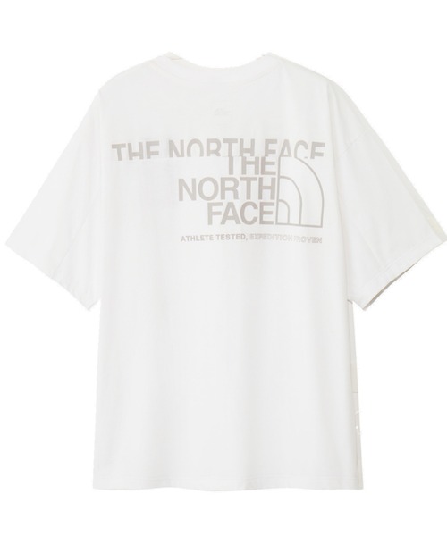 THE NORTH FACE(ザノースフェイス)の「ザ ノース フェイス THE NORTH FACE S/S ES Logo Wide Tee ショートスリーブ ES ロゴワイドティー(Tシャツ/カットソー・メンズ・ブラック/グレー/ホワイト・S/M/L/LL)」の4枚目の写真