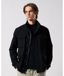 milled wool field jacket