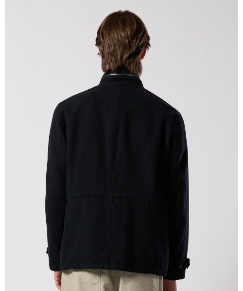 wjk（ダヴルジェイケイ）の「milled wool field jacket（ミリタリージャケット・メンズ・チャコールグレー/ブラック・SMALL/MEDIUM/LARGE/X-LARGE）」の12枚目の写真