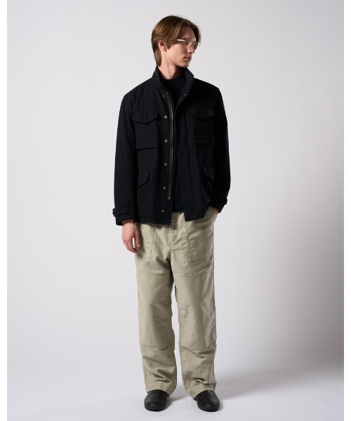 wjk（ダヴルジェイケイ）の「milled wool field jacket（ミリタリージャケット・メンズ・チャコールグレー/ブラック・SMALL/MEDIUM/LARGE/X-LARGE）」の18枚目の写真