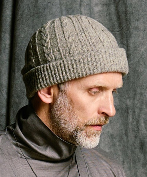 wjk(ダヴルジェイケイ)の「mko13613- lomond×powder multi kint cap ニットキャップ(8995 wn09j)(ニットキャップ/ビーニー・メンズ・ブラック/グレー/ネイビー・FREE)」の3枚目の写真