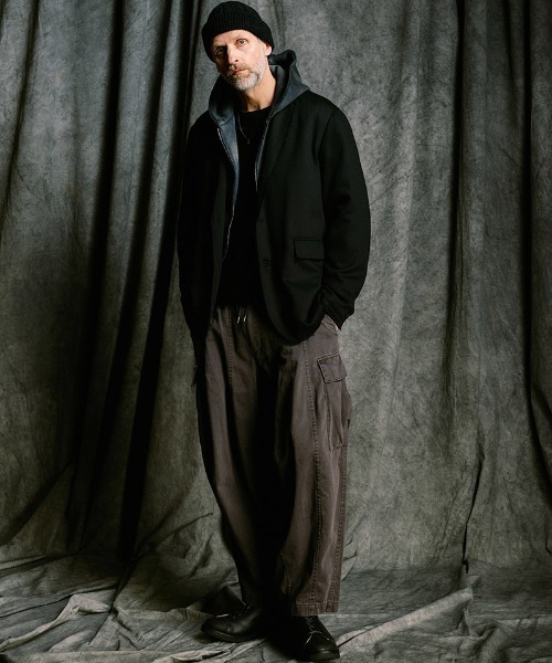 wjk(ダヴルジェイケイ)の「mko13613- lomond×powder multi kint cap ニットキャップ(8995 wn09j)(ニットキャップ/ビーニー・メンズ・ブラック/グレー/ネイビー・FREE)」の5枚目の写真