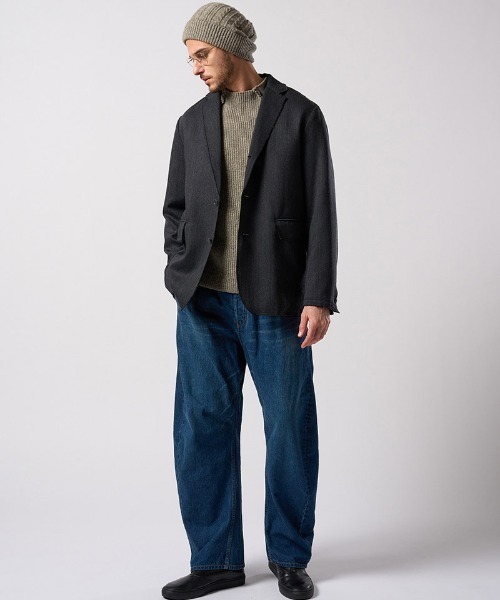 wjk(ダヴルジェイケイ)の「mko13613- lomond×powder multi kint cap ニットキャップ(8995 wn09j)(ニットキャップ/ビーニー・メンズ・ブラック/グレー/ネイビー・FREE)」の13枚目の写真