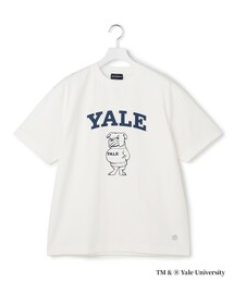 【YALE別注】【UNISEX】ブルドッグ プリント Tシャツ