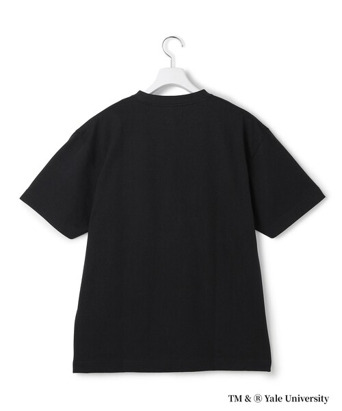 J.PRESS YORK STREET（ジェイプレスヨークストリート）の「【YALE別注】【UNISEX】ブルドッグ プリント Tシャツ（Tシャツ/カットソー・メンズ・ブラック系/ホワイト系/ライトグリーン系・SMALL/LARGE/MEDIUM）」の10枚目の写真