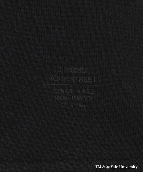 J.PRESS YORK STREET（ジェイプレスヨークストリート）の「【YALE別注】【UNISEX】ブルドッグ プリント Tシャツ（Tシャツ/カットソー・メンズ・ブラック系/ホワイト系/ライトグリーン系・SMALL/LARGE/MEDIUM）」の5枚目の写真