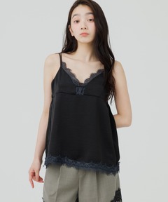 LACE TRIM SATIN キャミソール（キャミソール）｜MOUSSY（マウジー）の