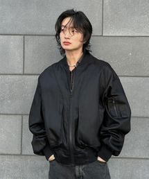 MAISON MINED（メゾンミネド）の「BLACK OVER MA-1（ブルゾン）」
