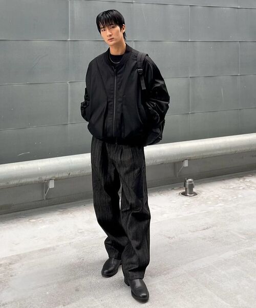 MAISON MINED（メゾンミネド）の「BLACK OVER MA-1（ブルゾン・メンズ・その他・SMALL/MEDIUM/LARGE）」の5枚目の写真