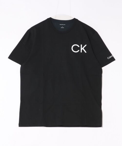 Calvin Klein(カルバン・クライン)の「Calvin klein ロゴTシャツ(Tシャツ/カットソー・メンズ・ホワイト/ブラック・LARGE/MEDIUM/X-LARGE)」の2枚目の写真