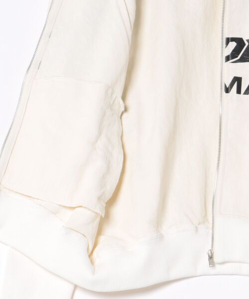 L.H.P(エルエイチピー)の「DOGMA EHKS/ドグマエークス/CROPPED RACING WINDBREAKER(その他アウター・レディース・ホワイト・S/M)」の2枚目の写真