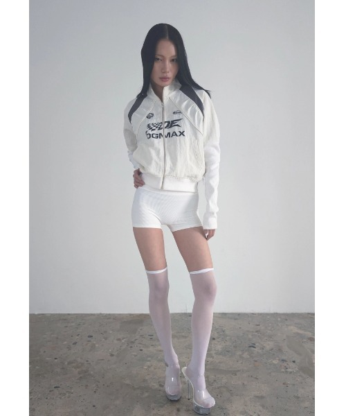 L.H.P(エルエイチピー)の「DOGMA EHKS/ドグマエークス/CROPPED RACING WINDBREAKER(その他アウター・レディース・ホワイト・S/M)」の4枚目の写真