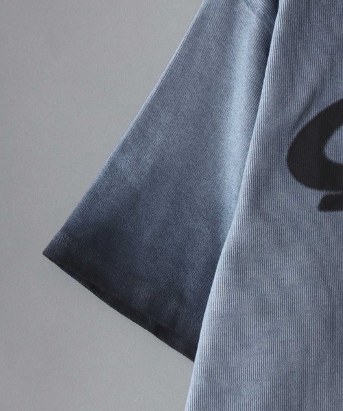 SITRY（シトリー）の「Spray coating Teleco T-Shirt/グランジ スプレー加工 ショート丈 テレコ 半袖Tシャツ レディース メンズ（Tシャツ/カットソー・メンズ・チャコール/ピンク/ホワイト・L/M）」の10枚目の写真
