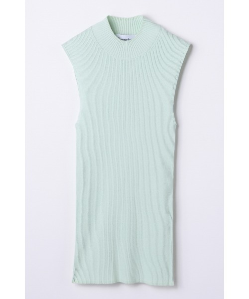 nagonstans(ナゴンスタンス)の「hi-neck tank-top(タンクトップ・レディース・グリーン系その他/ライトイエロー/ブラック・MEDIUM)」の3枚目の写真