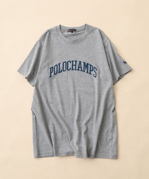 POLOCHAMPS(ポロチャンプス)の「POLOCHAMPS プリントTシャツ 半袖(Tシャツ/カットソー・メンズ・ホワイト系その他/ブラック/チャコール/ネイビー/杢グレー/オフホワイト・XL/L/M)」の17枚目の写真